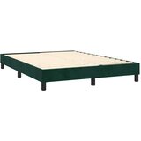  box spring s madracem LED tamnozeleni 140x190 cm baršun | shoptok.hr