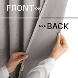 Restilo zasłona CORITA kolor beżowy styl nowoczesny taśma materiał blackout, len 140x270 | shoptok.hr