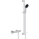 Grohe 34853001 Precision Feel stenska termostatska armatura s tuš setom | Shoptok.si