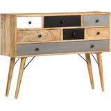 vidaXL Komoda 110x30x82 cm trden mangov les, (20955429) | Shoptok.si