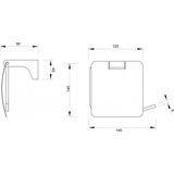 Copen Držač toalet papira CONCEPT FUEGO (C-11-08) | ePonuda.com