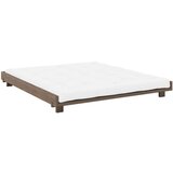 Karup Design Smeđi bračni krevet od masivnog bora s podnicom 180x200 cm Social – | shoptok.hr