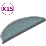 Maison Chic Preproga, Ruge za stopnice 15 kosov modre 56x17x3 cm, (22121060) | Shoptok.si