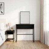  Toaletni stol Crni hrast 81 x 40 x 131 cm Konstruirano drvo Cijene