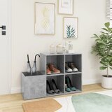 Ormarić za cipele boja betona 105x35,5x70 cm konstruirano drvo | shoptok.hr