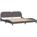  Okvir za krevet s uzglavljem sivi 200x200 cm od umjetne kože | shoptok.hr