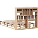  s regalom za knjige bez madraca 135x190 cm od borovine | shoptok.hr
