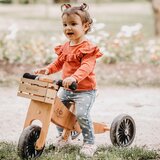 Kinderfeets Kinderfeets® drvena dječja guralica tiny tot plus 2u1 bamboo | shoptok.hr