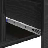vidaXL Strani šal Črni hrast 60 x 31 x 70 cm Konstruiran les | Shoptok.si
