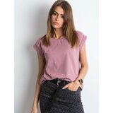 BASIC Feel Good T-shirt-RV-TS-4833.85P-dark pink | Shoptok.si