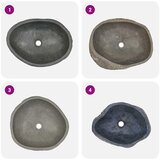  Umivaonik od riječnog kamena ovalni (45 - 53) x (34 - 41) cm | shoptok.hr