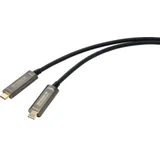 USB kabel Thunderbolt™ 3 USB-C™ utikač 15.00 m crna TPE plašt