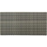 Barska miza s stojalom za shranjevanje siva 120x60x110 cm | Shoptok.si