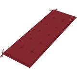  Klupa Batavia s crvenim jastukom 150 cm od masivne tikovine | shoptok.hr