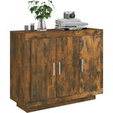  Komoda boja dimljenog hrasta 92x35x75 cm od konstruiranog drva | shoptok.hr
