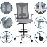 MID.YOU Pisarniški Stol Halifax Work, Siva | Shoptok.si