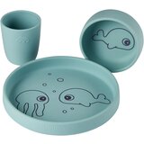Done By Deer silikonski set za jelo sea friends, plavi