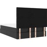  Otomanski krevet s madracem crni 140x190 cm umjetna koža - Crna 140 x 190 cm | shoptok.hr