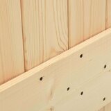 vidaXL Drsna vrata s kompletom vodil 85x210 cm trdna borovina | Shoptok.si
