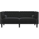  Dvosjed Chesterfield s jastučićima crni baršunasti | Eponuda.com