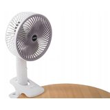  Brezžični aku. ventilator s sponko USB bel | Shoptok.si