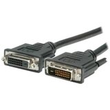 Value DVI priključni kabel DVI-D 24+1-polni utikač 5.00 m crna 11.99.5565 sa zaštitom, mogućnost vijčanog spajanja DVI k | Eponuda.ba