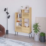 Marckeric Regal v hrastovem dekorju v naravni barvi 95x170 cm Ecrin – | Shoptok.si