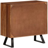 Ormarić s ladicama Med smeđi 70x35x70 cm puno drvo bagrem | Eponuda.com