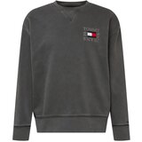 Tommy Jeans Sweater majica 'Timeless' mornarsko plava / tamo siva / crvena / bijela | shoptok.hr