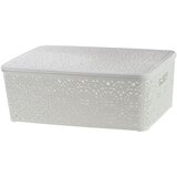 Microcer Korpa čipkasta 39x27x14cm sa poklopcem Cene