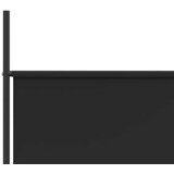 vidaXL Paravan 4-delni 200x200 cm črno blago | Shoptok.si