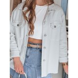 DStreet Kurtka damska koszulowa oversize OVERBOR jasnoszara | Shoptok.si