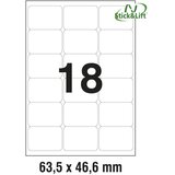  ETIKETE ILK 63,5X46,6MM ODLJEPLJIVE PK25L ZWECKFORM L6025REV-25 | shoptok.hr