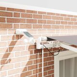  Skrovita tenda Svijetlo siva 300 x 250 cm Poliester i metal | shoptok.hr