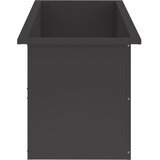  Vrtna posuda za sadnju s LED svjetlom Crna 40 x 100 x 40 cm Slike