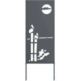  Privatnost u vrtu Antracit 50 x 140 cm Hladno valjana čelična | shoptok.hr