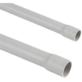 Kruta kablovska cev sa proširenjem siva 16mm 3m 320N IP67 ME-PVC Mitea Electric