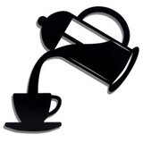 WALLXPERT zidna LED dekoracija Coffee Yellow | ePonuda.com