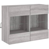  Zidni TV ormarić s LED svjetlima boja hrasta 78,5x30x60,5 cm Smeđa | Shoptok.si