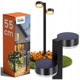 LED solarna lampa 2xLED/1W/3,7V 1200 mAh 55 cm IP65 crna | Eponuda.com