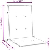 vidaXL Jastuci za stolice 6 kom prošarano antracit 100x50x7 cm tkanine | shoptok.hr