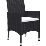  5-dijelni vrtni blagovaonski set crni | shoptok.hr