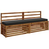  Jastučić za klupu SOEST 100% poliester Antracit 170 x 40 x 8 cm Slike