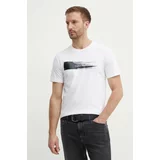 Calvin Klein Bombažna kratka majica moška, bela barva, K10K113113