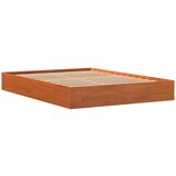  The Living Store Posteljni okvir brez vzmetnice voščeno rjav 120x200 cm borovina - Posteljni Okvir, (21501192) | Shoptok.si