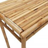  Vrtni blagovaonski stol 110 x 55 x 75 cm od bambusa | shoptok.hr