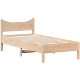  The Living Store Posteljni okvir brez vzmetnice 90x190 cm trdna borovina - Posteljni Okvir, (21450795) | Shoptok.si