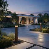 Ideal Lux - LED spoljašnja lampa BOEING LED/14W/230V 100 cm IP65 braon | Eponuda.com