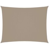 vidaXL senčno jadro oksford blago pravokotno 3,5x5 m taupe | Shoptok.si