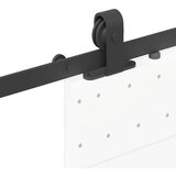 vidaXL Pribor za klizna vrata 200 cm čelični crni | shoptok.hr